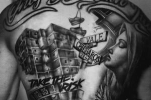 米体:莱奥花费数月完成背部大幅纹身,圣母玛利亚像和成长的街区